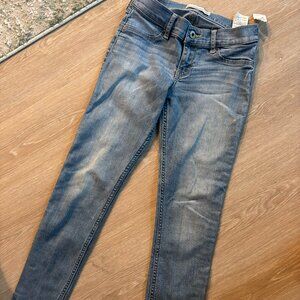 Abercrombie Kids 16 slim girls light blue jeans